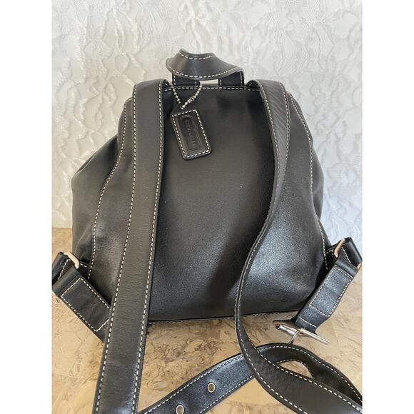Vtg Coach Legacy black backpack Daypack 9569 - Picture 2 of 10